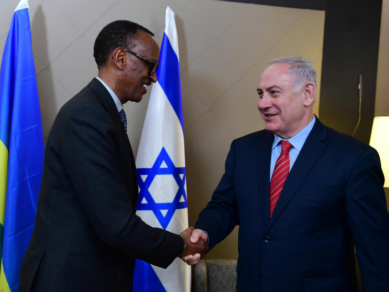 PM Netanyahu and Rwandan President Kagame